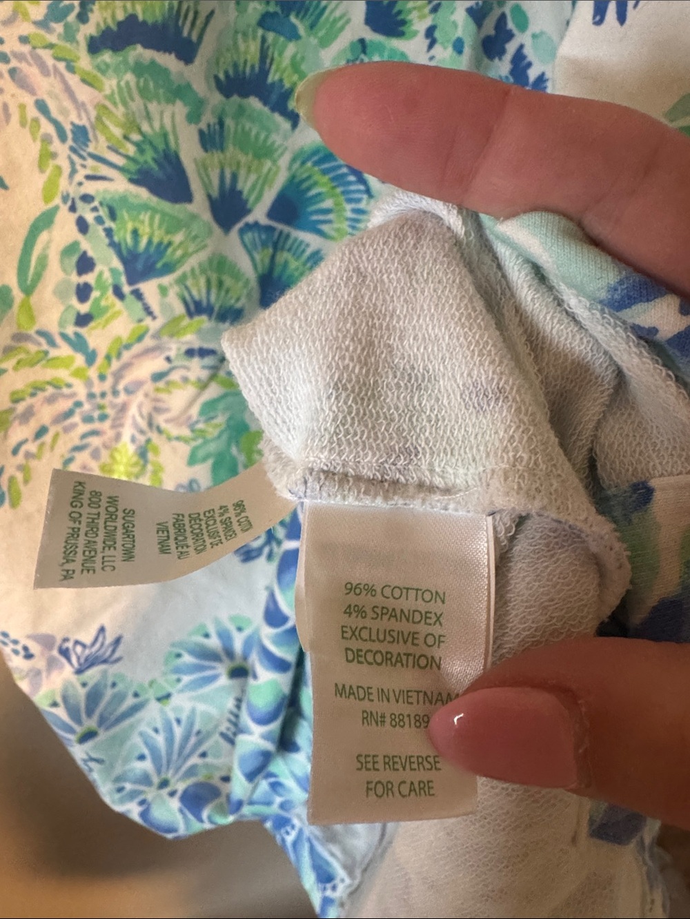 Lily Pulitzer Larsen Island Ride Engineered French Terry Shift Dress - Picture 5 of 5